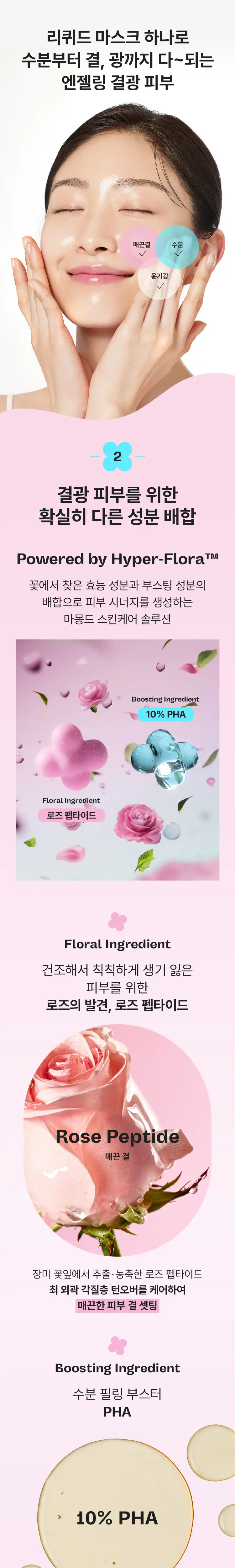 [NEW/미니 화잘먹] 마몽드 플로라 글로우 로즈 리퀴드 마스크 15ml 상세페이지 8